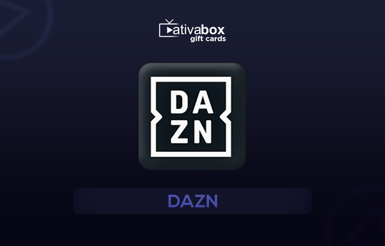 Imagem representativa Gift Card dazn